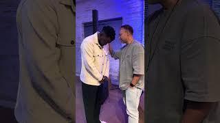 Levixone ￼ gets a spiritual moment with JAY COOK OF @hillsongunited  ​⁠@hillsongworship