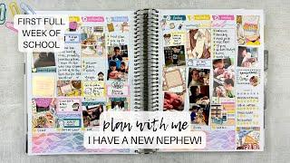 PLAN WITH ME | i have a new NEPHEW! 🩵🩵 | #makselifeplanner | aug. 19-24