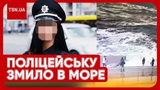  В Одесі 20-річну поліцейську змило в море під час фотосесії! ЦІ КАДРИ ШОКУЮТЬ!