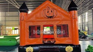 4x3.5x3.5m Inflatable Pumpkins Jumping Castle Inflatables Halloween Bounce House for Rental Business