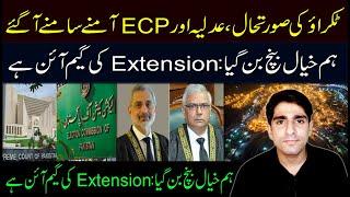 Collision Between ECP & Supreme Court | Game Is On For CJ Extension | PTI Jalsa In Lahore Updates