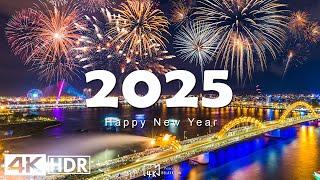 LIVE: New Year Fireworks Around the World  | Happy New Year 2025 4K - Colorful Firework Display