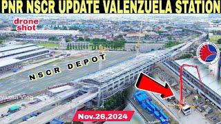 Latest! PNR NSCR UPDATE VALENZUELA STATION & DEPOT|Nov.26|build better more