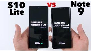 SAMSUNG S10 Lite vs Note 9 Speed Test