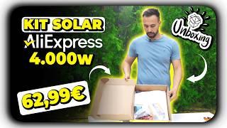 Kit Solar 4.000W por 62,99€ de Aliexpress (UNBOXING)