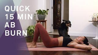 15 Minute Abs Burn At Home Workout | No Props Required #StayHome #WithMe