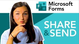 How to Share or Send a Microsoft Form, Survey, or Quiz Link - Forms Quick Tutorial