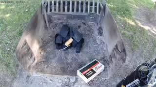 Test Fire of FOGO Premium Lump Charcoal