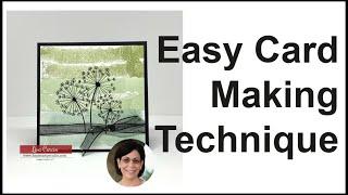 An Easy Card Making Technique That's Frugal and Fun!