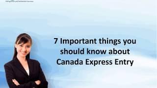 ISA Global Videos || 7 Important Things You should know about Canada Express Entry