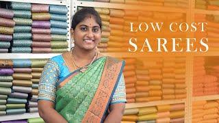 Low cost saree collection || nithitex elampillai || #saree #elampillai