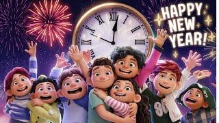 Tick Tock The New Year's Clock | New Year's Poem    | Nursery Rhymes | Kidz Safari