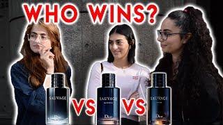 Dior Sauvage PARFUM vs. EDP vs. EDT (Women's Reactions to Fragrance/Cologne)