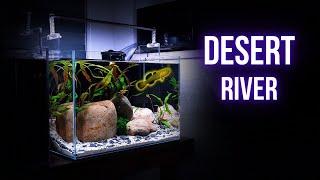 I made SIMPLE RIVER AQUARIUM for my new GOBY | Step by step AQUASCAPING TUTORIAL | EP1