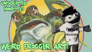 Unscripted Honesty - Weird Frogger Art