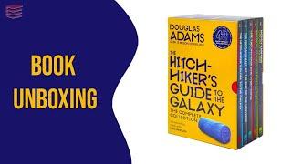 The Complete Hitchhiker's Guide to the Galaxy Boxset New Cover By Douglas Adams - Book Unboxing