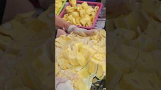 세상에서 제일 큰 과일 잭프루츠 손질 과정 - Amazing Jackfruit Cutting Process - Thai Street Food