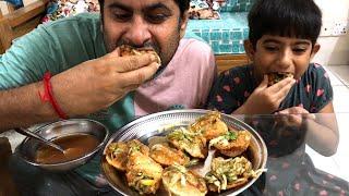 eating velpuri নাগা মরিচের ভেল পুরি eating show