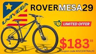 $184 Univega Rover Mesa 29 Mountain Bike - Special Pricing from Mendham Bikes | KEVCENTRAL20