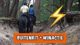 Buitenrit met bliksem en onweer ️ | PaardenpraatTV