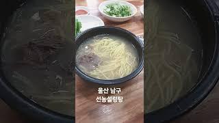 선농설렁탕 #울산남구 #선농설렁탕 #오늘점심