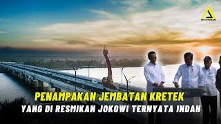 Penampakan Jembatan Kretek 2 Yang di Resmikan Presiden Jokowi