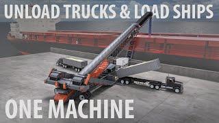 Animated Features: Superior's Mobile Ship Loading TeleStacker® Conveyor