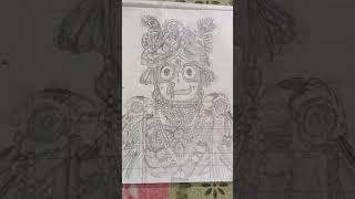 Jagannath drawing easy part 1 ️#vbshorts