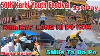 50th Karbi Youth Festival 1st Day || Diphu to manja Bike Ride ||@Kathepoorrider