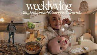 WEEKLY VLOG | wedding planning, motherhood chats, seeing friends, sunset walks & cooking