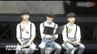 【Karry Wang Junkai】Letter to the fans  TFBOYS 3rd Anniversary Fan Meeting Beijing 【TFBOYS 王俊凯】