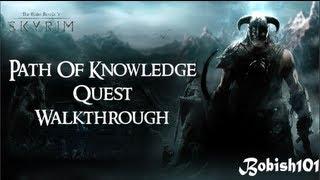 Dragonborn: The Path of Knowledge Quest Walkthrough (Tutorial)