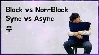 [10분 테코톡]  우의 Block vs Non-Block & Sync vs Async