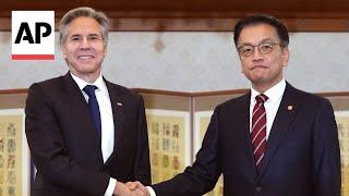 Blinken meets South Korean acting leader Choi Sang-mok in Seoul