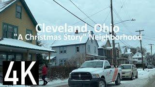 Driving to "A Christmas Story" Movie House 4K - Cleveland, OH Street Tour - Filming Location