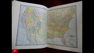 Unrivaled World Atlas 1885 large complete atlas | Brian DiMambro Virtual Book Tour