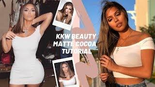 KKW Beauty Matte Cocoa 90's Makeup Tutorial