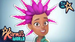 Karma Learns to Love Her Hair | Full Episodes | Karma's World