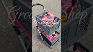 Pink themed grocery shop  #amzonmustbuy #groceryshopping #asmrrestock