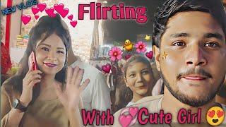 Cute Girl Reaction ll Flirting with Cute Girl ️ll Crazy Sambalpuri Vlog ll Bhubaneswar Market ll 