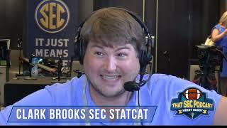 Clark Brooks 2023 SEC Media Days SEC StatCat