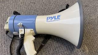 PYLE PRO Portable Megaphone Speaker PA Bullhorn Review, Gets really loud