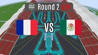 France VS Mexico - Round 2 LIVE | RoN 2024 | Minecraft Ice Boat Racing