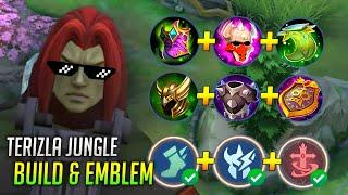 TERIZLA JUNGLE BEST SUSTAIN BUILD & EMBLEM SET 2023!!!