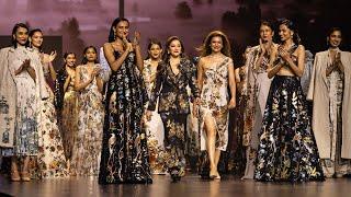 Madhuri Dixit Nene as a showstopper for Ranna Gill at Lakme Fashion Week 2024