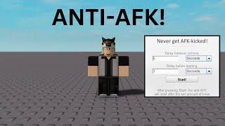 Roblox working Anti-Afk "Plugin", Never get kicked again! (Pc)