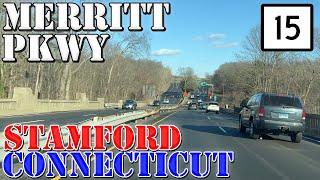 Merritt Parkway - FULL Route - Greenwich to Milford - Connecticut - 4K Highway Drive