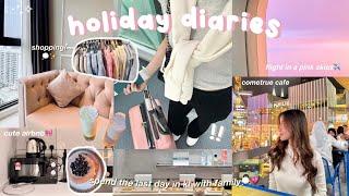 HOLIDAY DIARIES *last day* : cute airbnb, night in the city, shopping, flight back home 