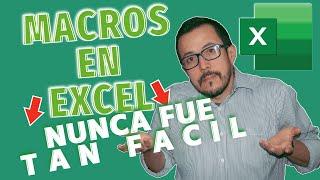 ⭐️ ¿Cómo usar MACROS en EXCEL?  más fácil IMPOSIBLE 