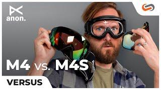 Anon M4 vs. M4S - Goggle Sizing & Features Compared | SportRx